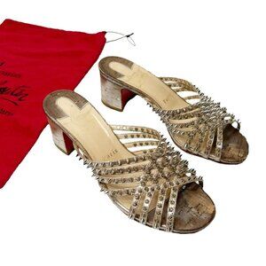 Christian Louboutin Martha Spike 55 Heels Women's EU Size 36.5
